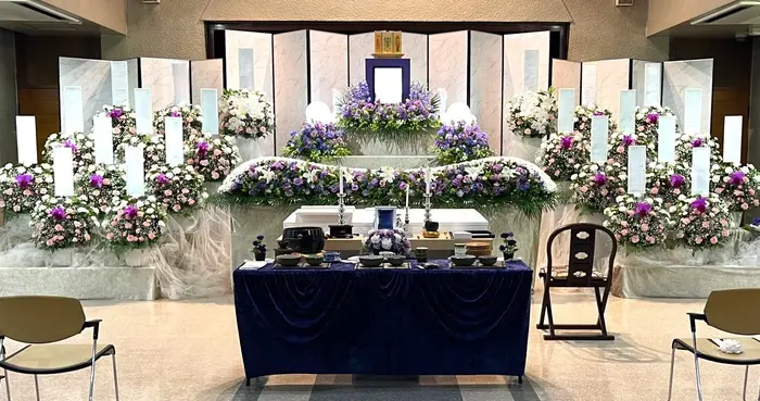 ラストセレモニーで葬儀を行なった写真