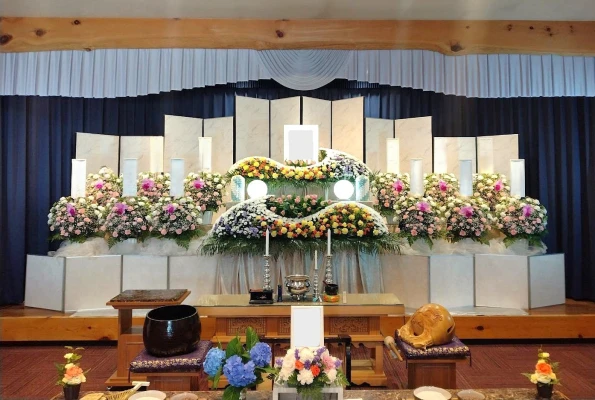 ラストセレモニーで葬儀を行なった写真