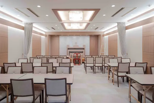 代々幡斎場で葬儀を行なった写真