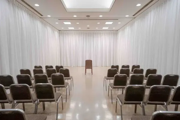 代々幡斎場で葬儀を行なった写真