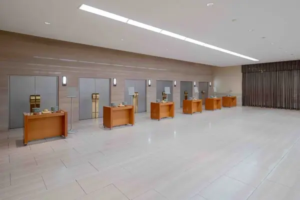 代々幡斎場で葬儀を行なった写真