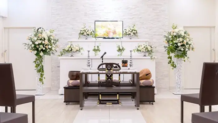 長坂式典センター　金剛殿・法要殿で葬儀を行なった写真