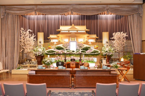 前橋メモリードホールで葬儀を行なった写真