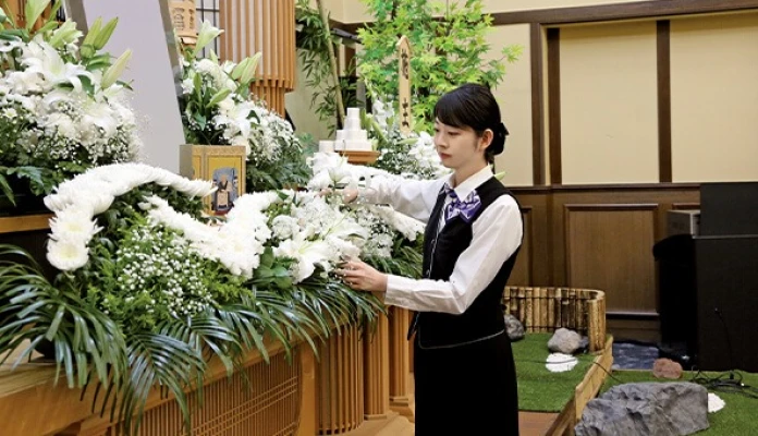 メモリード前橋典礼会館で葬儀を行なった写真
