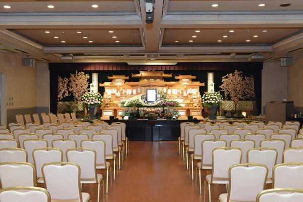 メモリード前橋典礼会館で葬儀を行なった写真