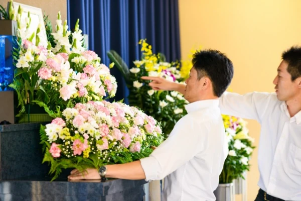 高崎メモリードホールで葬儀を行なった写真