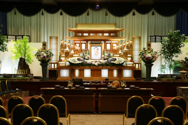 伊勢崎メモリードホールで葬儀を行なった写真