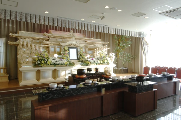 太田西メモリードホールで葬儀を行なった写真