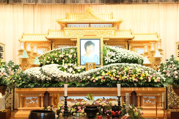 藤岡メモリードホールで葬儀を行なった写真