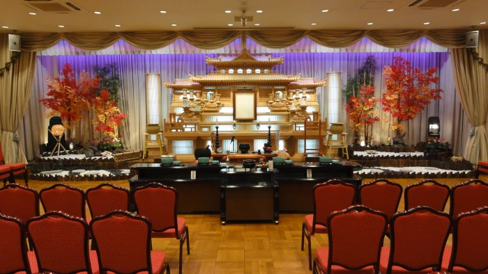 安中メモリードホールで葬儀を行なった写真