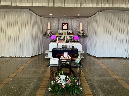 心愛メモリアルで葬儀を行なった写真