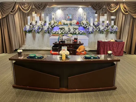 心愛メモリアルで葬儀を行なった写真