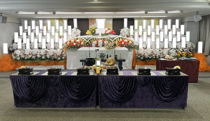 心愛メモリアルで葬儀を行なった写真