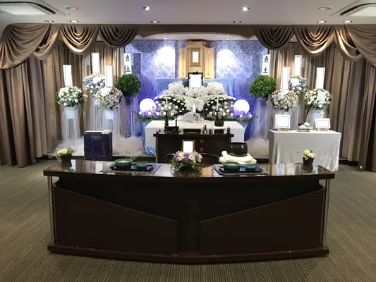 心愛メモリアルで葬儀を行なった写真