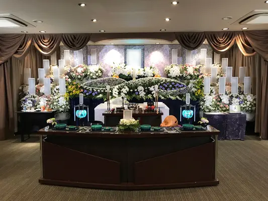 心愛メモリアルで葬儀を行なった写真