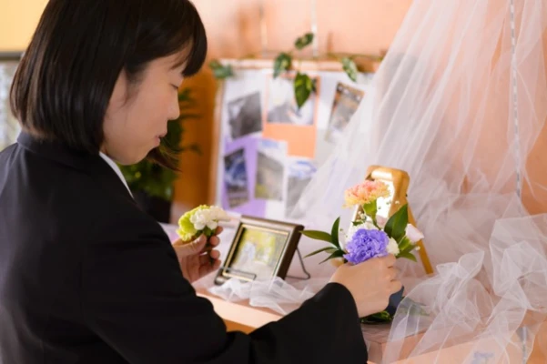 上尾メモリードホールで葬儀を行なった写真