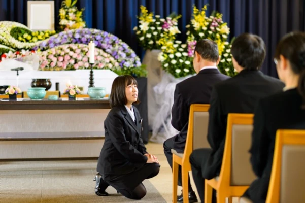 上尾メモリードホールで葬儀を行なった写真