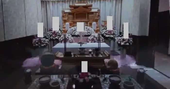 三郷市斎場で葬儀を行なった写真