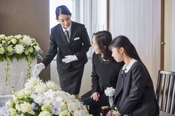 博全社（花見川儀式殿）で葬儀を行なった写真