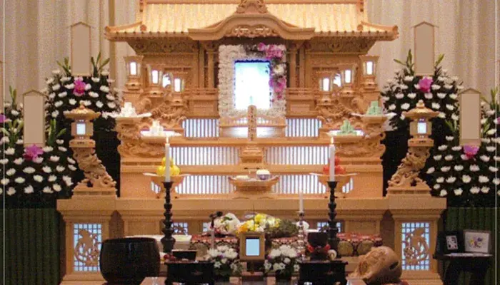 MKセレモニーで葬儀を行なった写真