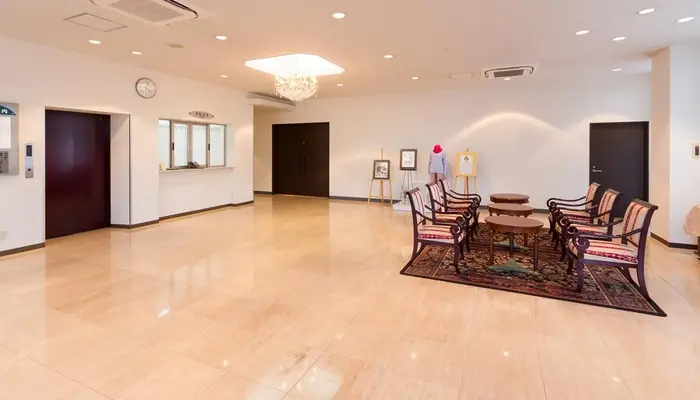 博全社(姉崎儀式殿)で葬儀を行なった写真