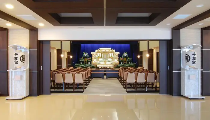 博全社(市原ホール)で葬儀を行なった写真