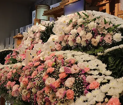 アビコセレモアで葬儀を行なった写真