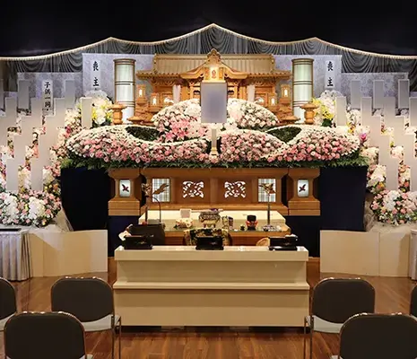 アビコセレモアで葬儀を行なった写真