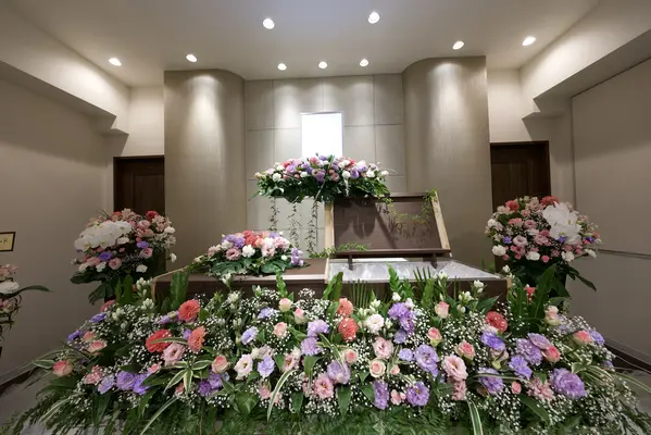 オリハラ（ホール博善）で葬儀を行なった写真