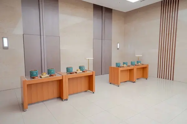 四ツ木斎場で葬儀を行なった写真