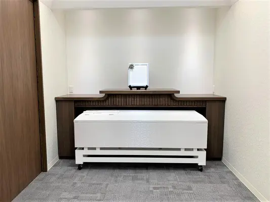 溝口祭典（こすもす家族会館）で葬儀を行なった写真