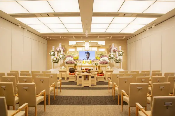 サン・ライフ（南多摩総合ホール）で葬儀を行なった写真