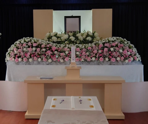 コムウェルホール町田駅前会堂けやきで葬儀を行なった写真