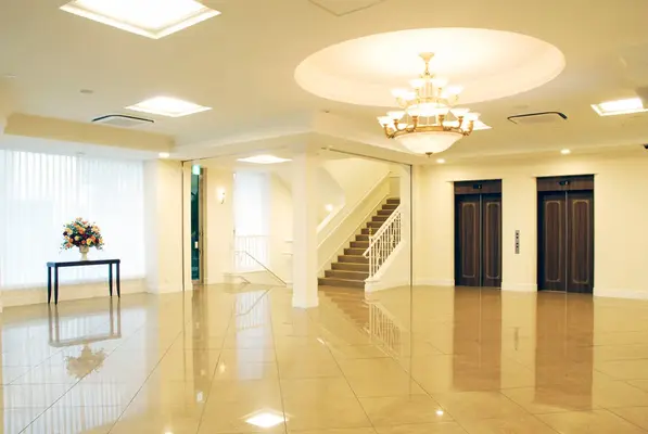 鶴見ほうさい殿で葬儀を行なった写真