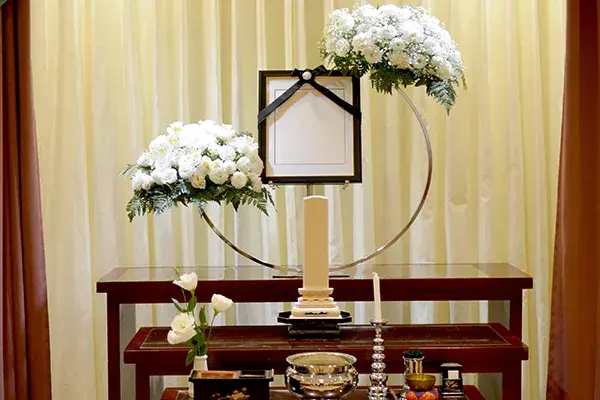 三ツ境ほうさい殿で葬儀を行なった写真