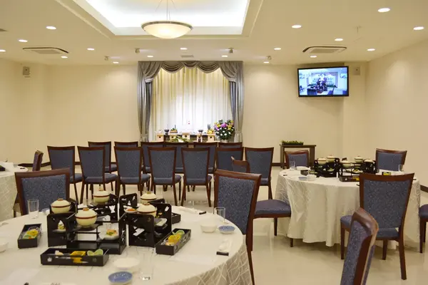 十日市場ほうさい殿で葬儀を行なった写真