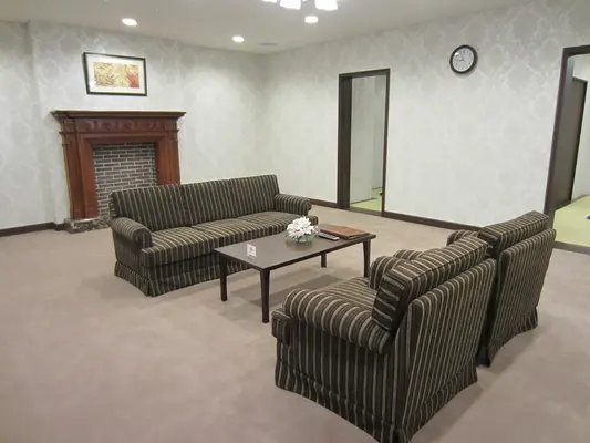 十日市場ほうさい殿で葬儀を行なった写真