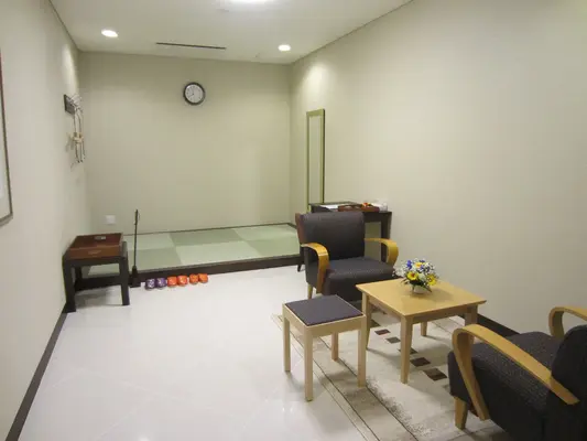 十日市場ほうさい殿で葬儀を行なった写真