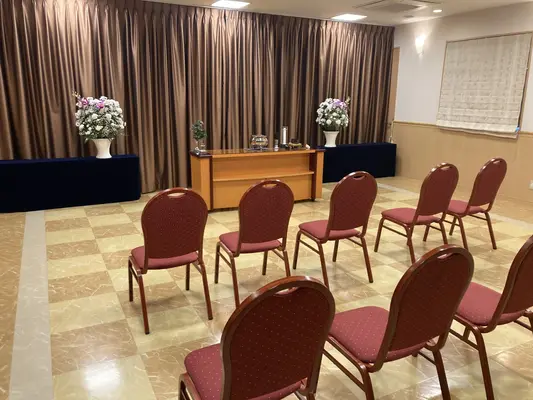 平安会館わたりだで葬儀を行なった写真