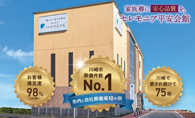 平安会館わたりだで葬儀を行なった写真