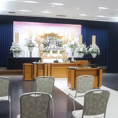 平安会館わたりだで葬儀を行なった写真