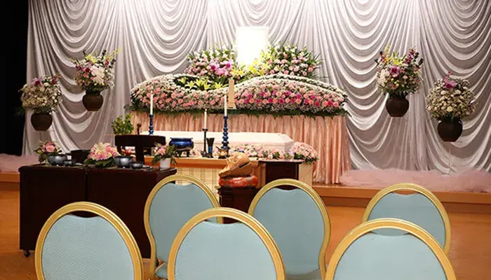 平安会館みやうちで葬儀を行なった写真