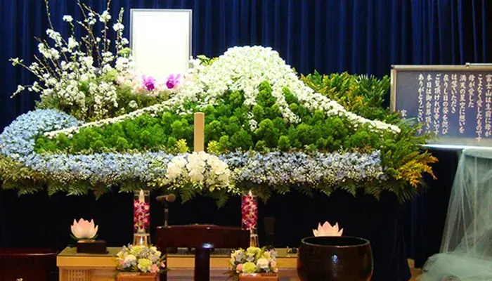 平安会館みぞのくちで葬儀を行なった写真