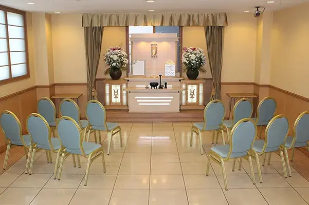平安会館みぞのくちで葬儀を行なった写真