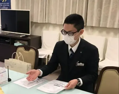 平安会館みぞのくちで葬儀を行なった写真