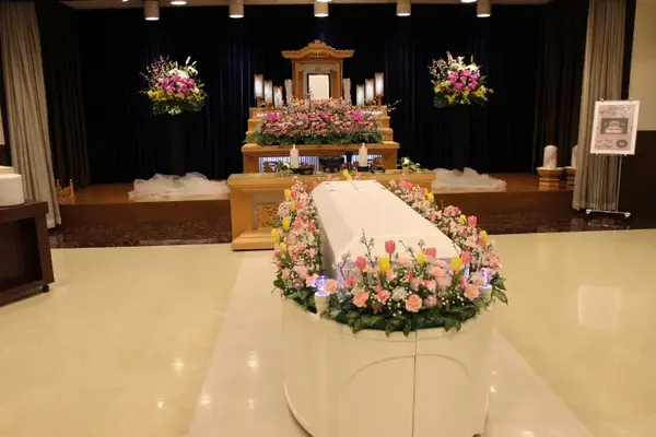 平安会館たまで葬儀を行なった写真