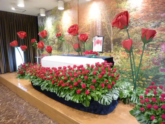 平安会館たまで葬儀を行なった写真