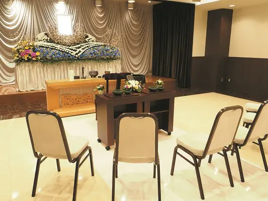 平安会館たまで葬儀を行なった写真