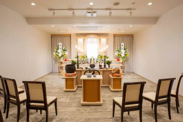 サン・ライフ（橋本総合ホール）で葬儀を行なった写真