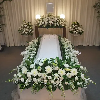 新生葬祭で葬儀を行なった写真